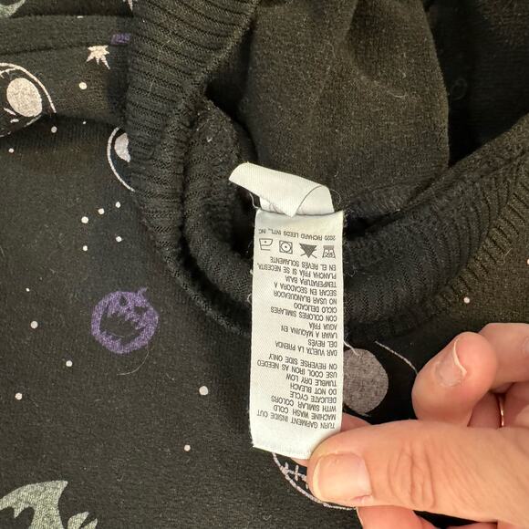 Disney Nightmare Before Christmas Oversized Lounge Sweatshirt black size L - Picture 5 of 8